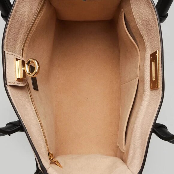 Louis Vuitton Laurel Leather And Monogram Canvas On My Side MM Bag - Picture 7 of 12